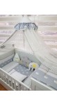  Tasarım Pamuklu Bebek Uyku Seti ( 13 Parça )